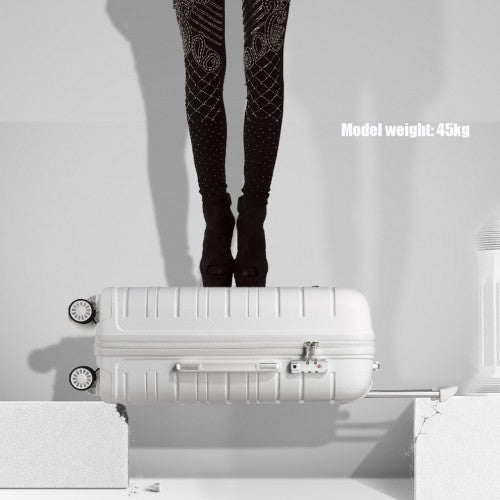 Kono K2091L Hard Shell Cabin Suitcase - 20 Inch