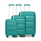 Kono K2092L Hard Shell 3 Piece Suitcase Set