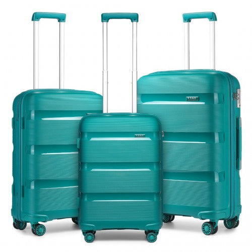 Kono K2092L Hard Shell 3 Piece Suitcase Set