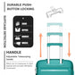 Kono K2092L Hard Shell 3 Piece Suitcase Set