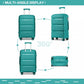 Kono K2092L Hard Shell 3 Piece Suitcase Set