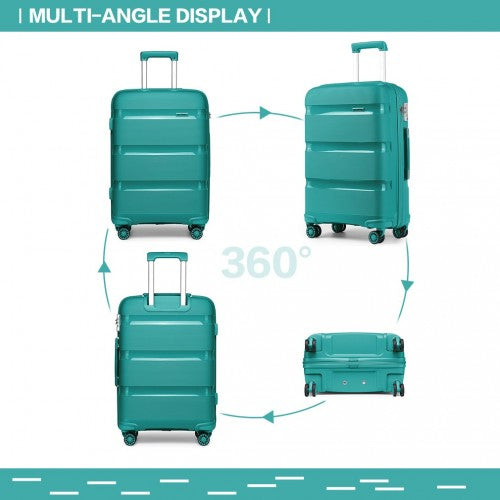 Kono K2092L Hard Shell 3 Piece Suitcase Set
