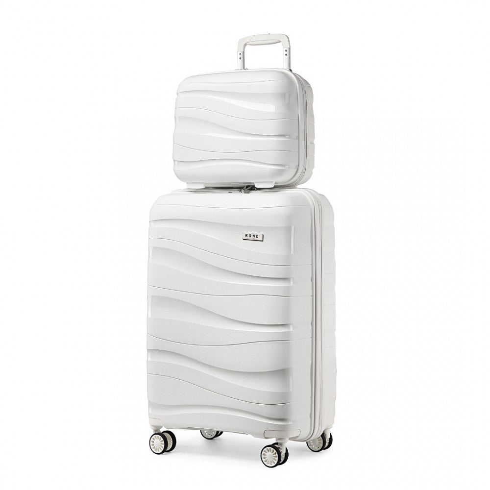 Kono K2094L Bright Hard Shell Luggage With TSA Lock