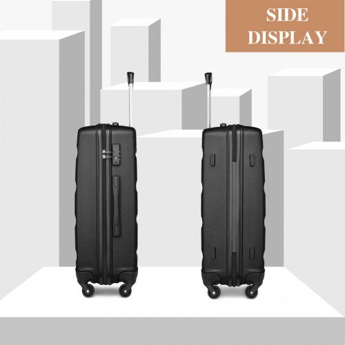 Kono K2191L Hard Shell 3 Piece Suitcase Set