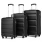 Kono K2191L Hard Shell 3 Piece Suitcase Set