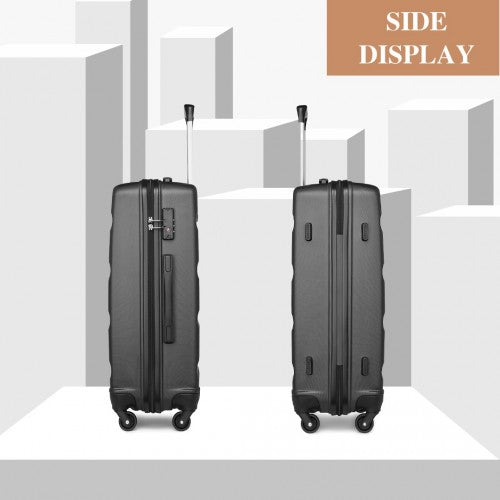 Kono K2191L Hard Shell 3 Piece Suitcase Set