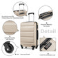 Kono K2191L Hard Shell Medium Suitcase - 24 Inch