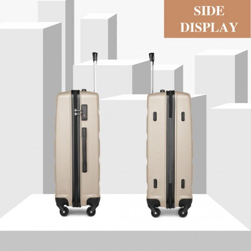 Kono K2191L Hard Shell Medium Suitcase - 24 Inch