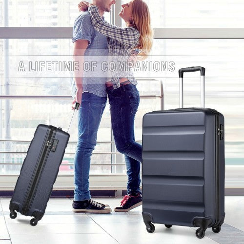 Kono K2191L Hard Shell Cabin Suitcase - 19 Inch