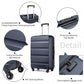 Kono K2191L Hard Shell Medium Suitcase - 24 Inch
