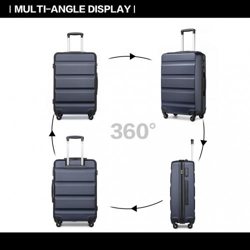 Kono K2191L Hard Shell Medium Suitcase - 24 Inch
