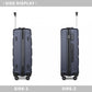 Kono K2191L Hard Shell Medium Suitcase - 24 Inch