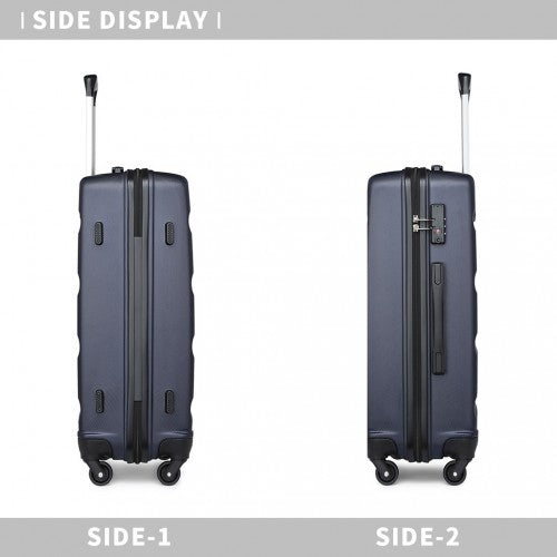 Kono K2191L Hard Shell Medium Suitcase - 24 Inch