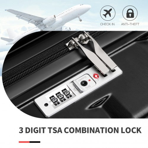 Kono K2292L Hard Shell Cabin Suitcase - 20 Inch