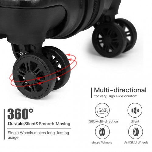 Kono K2292L Hard Shell Cabin Suitcase - 20 Inch