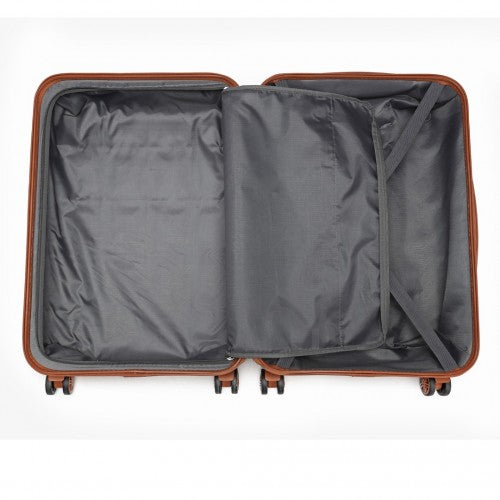 Kono K2292L Hard Shell Cabin Suitcase - 20 Inch
