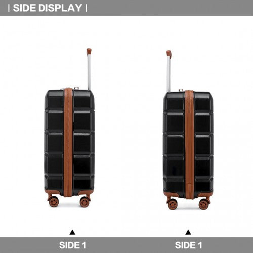 Kono K2292L Hard Shell Cabin Suitcase - 20 Inch