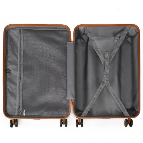 Kono K2292L Hard Shell Medium Suitcase - 24 Inch
