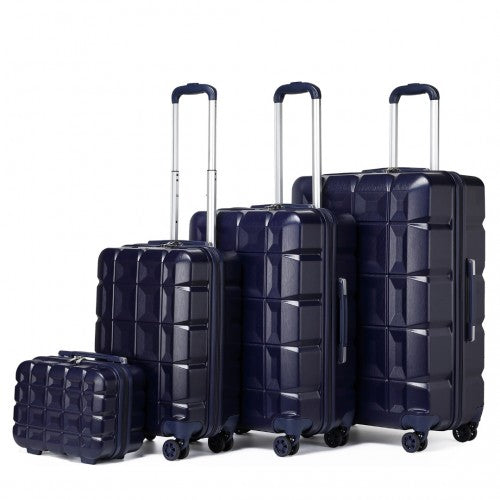 Kono K2292L Hard Shell 4 Piece Suitcase Set