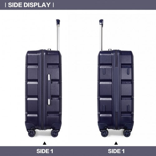 Kono K2292L Hard Shell 4 Piece Suitcase Set