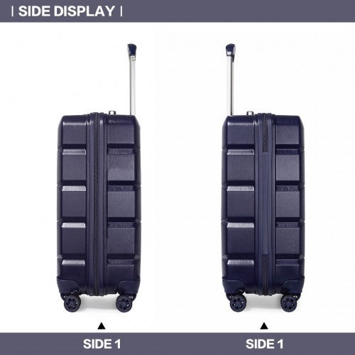 Kono K2292L Hard Shell Cabin Suitcase - 20 Inch