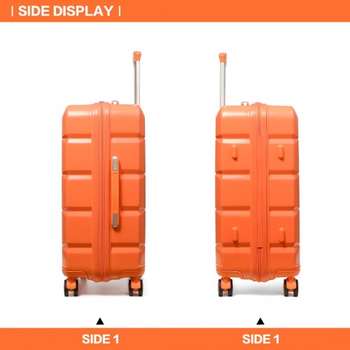 Kono K2292L Hard Shell Medium Suitcase - 24 Inch