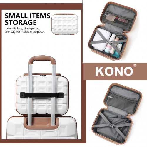 Kono K2292L Hard Shell 4 Piece Suitcase Set
