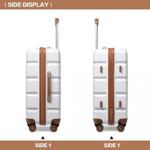 Kono K2292L Hard Shell 4 Piece Suitcase Set