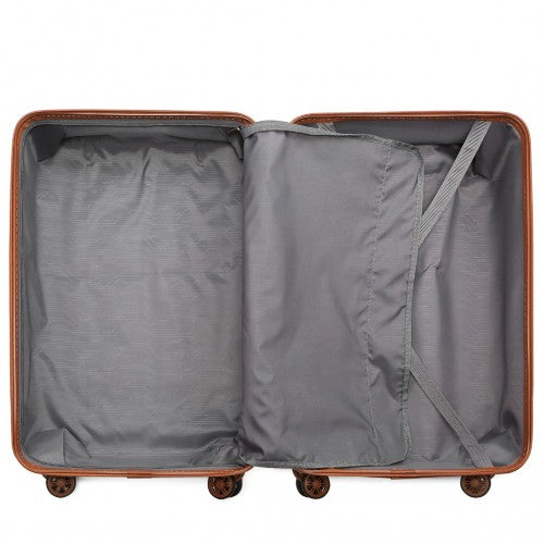 Kono K2292L Hard Shell Medium Suitcase - 24 Inch