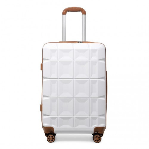 Kono K2292L Hard Shell Medium Suitcase - 24 Inch