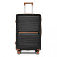 Kono K2392L Hard Shell Medium Suitcase - 24 Inch