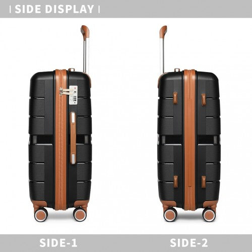 Kono K2392L Hard Shell Large Suitcase - 28 Inch