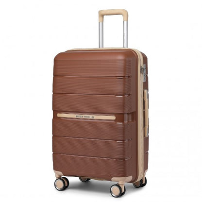 Kono K2392L Hard Shell Medium Suitcase - 24 Inch