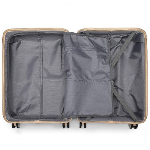 Kono K2392L Hard Shell Cabin Suitcase - 20 Inch