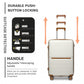 Kono K2392L Hard Shell Large Suitcase - 28 Inch