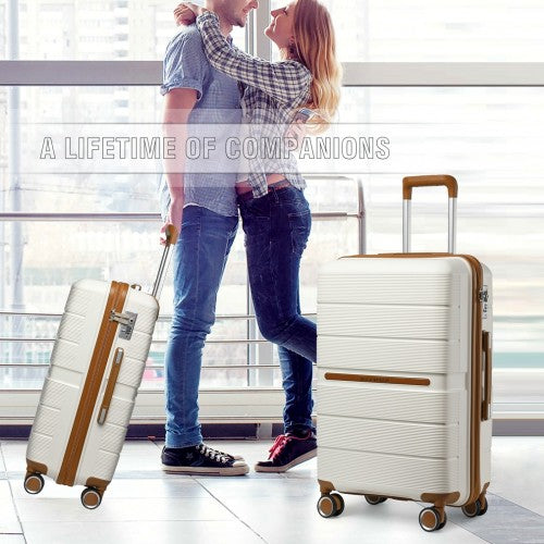 Kono K2392L Hard Shell Medium Suitcase - 24 Inch