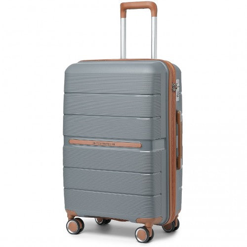 Kono K2392L Hard Shell Medium Suitcase - 24 Inch