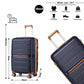 Kono K2392L Hard Shell Large Suitcase - 28 Inch