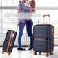 Kono K2392L Hard Shell Large Suitcase - 28 Inch