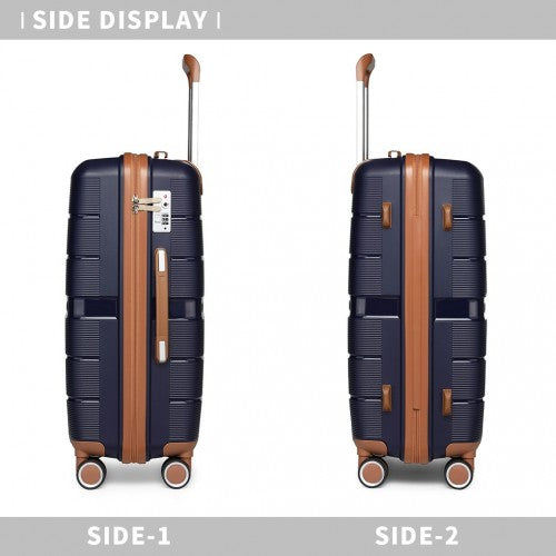 Kono K2392L Hard Shell Large Suitcase - 28 Inch