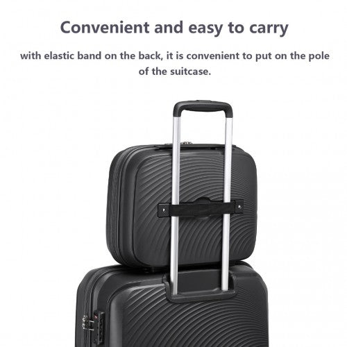 Kono K2393L Hard Shell Cabin Suitcase - 14 Inch