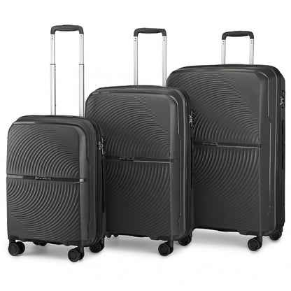 Kono Lightweight K2393L 4 Wheel Luggage With TSA Lock