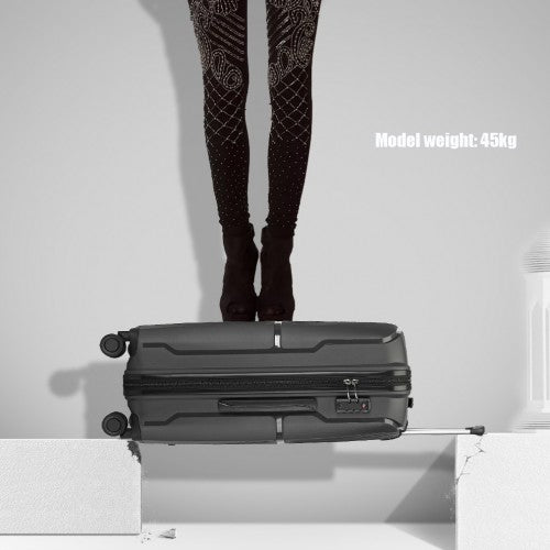 Kono K2393L Hard Shell Cabin Suitcase - 20 Inch