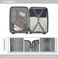 Kono K2393L Hard Shell 3 Piece Suitcase Set