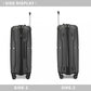 Kono K2393L Hard Shell Medium Suitcase - 24 Inch