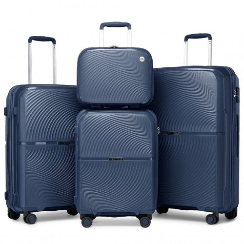 Kono K2393L Hard Shell 4 Piece Suitcase Set