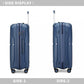 Kono K2393L Hard Shell Medium Suitcase - 24 Inch