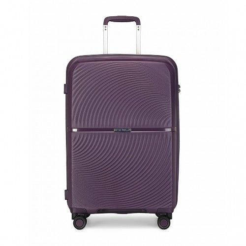 Kono K2393L Hard Shell Medium Suitcase - 24 Inch