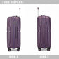 Kono K2393L Hard Shell Medium Suitcase - 24 Inch