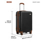 Kono Traveler K2394L Suitcase With TSA Lock